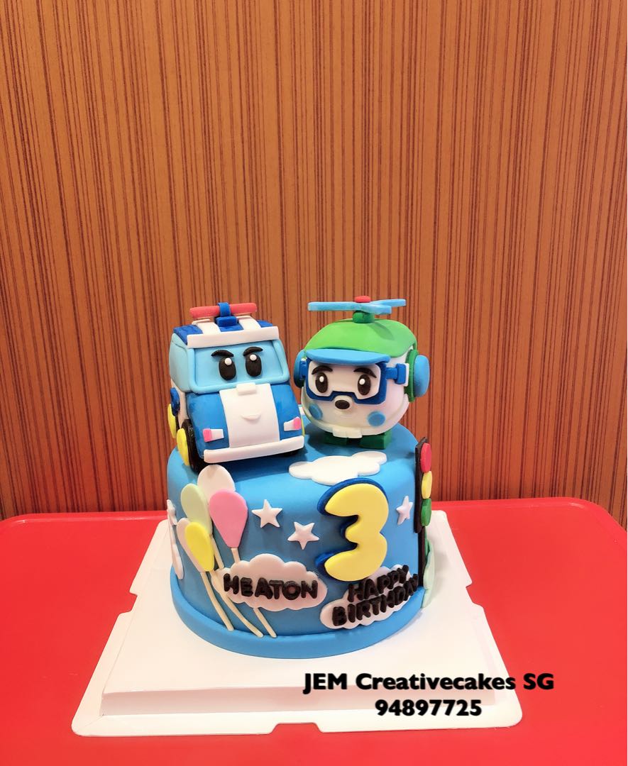 Robotcarpoli Birthday Cake Food Drinks Baked Goods On Carousell