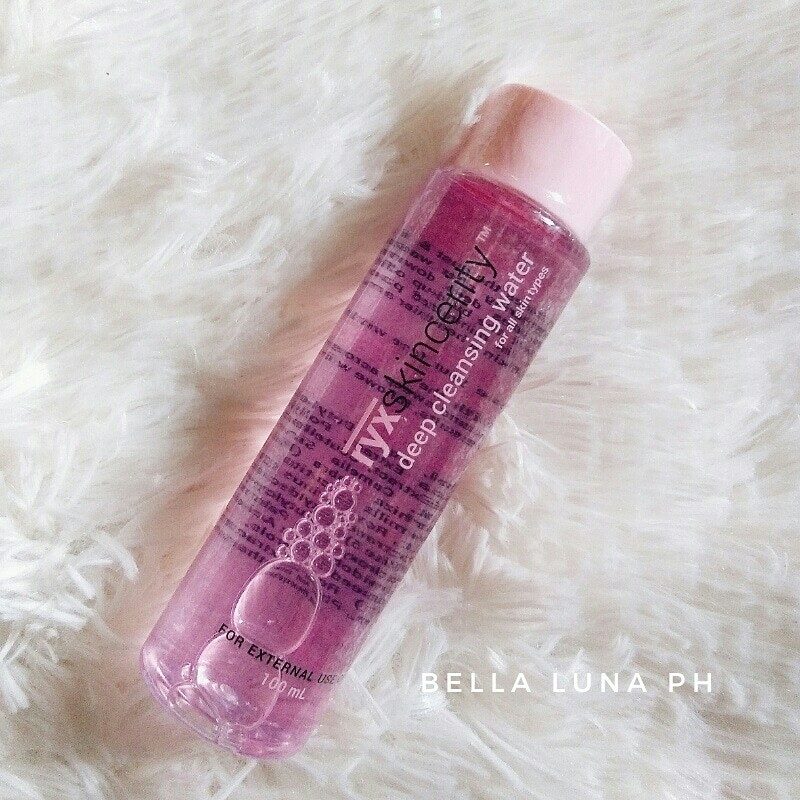 ryx skincerity deep cleansing water