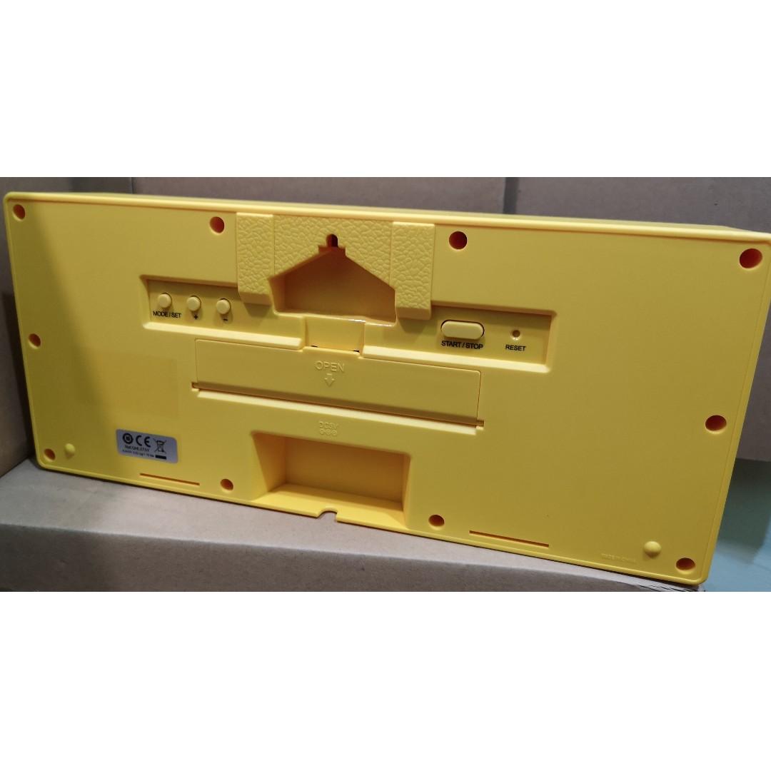 Seiko QHL073Y Digital Clock, Furniture & Home Living, Home Decor