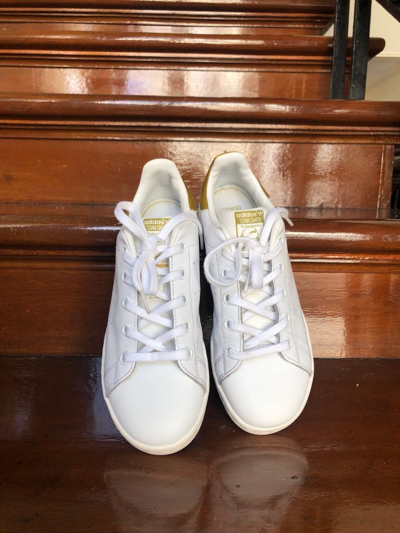 stan smith gold shoes