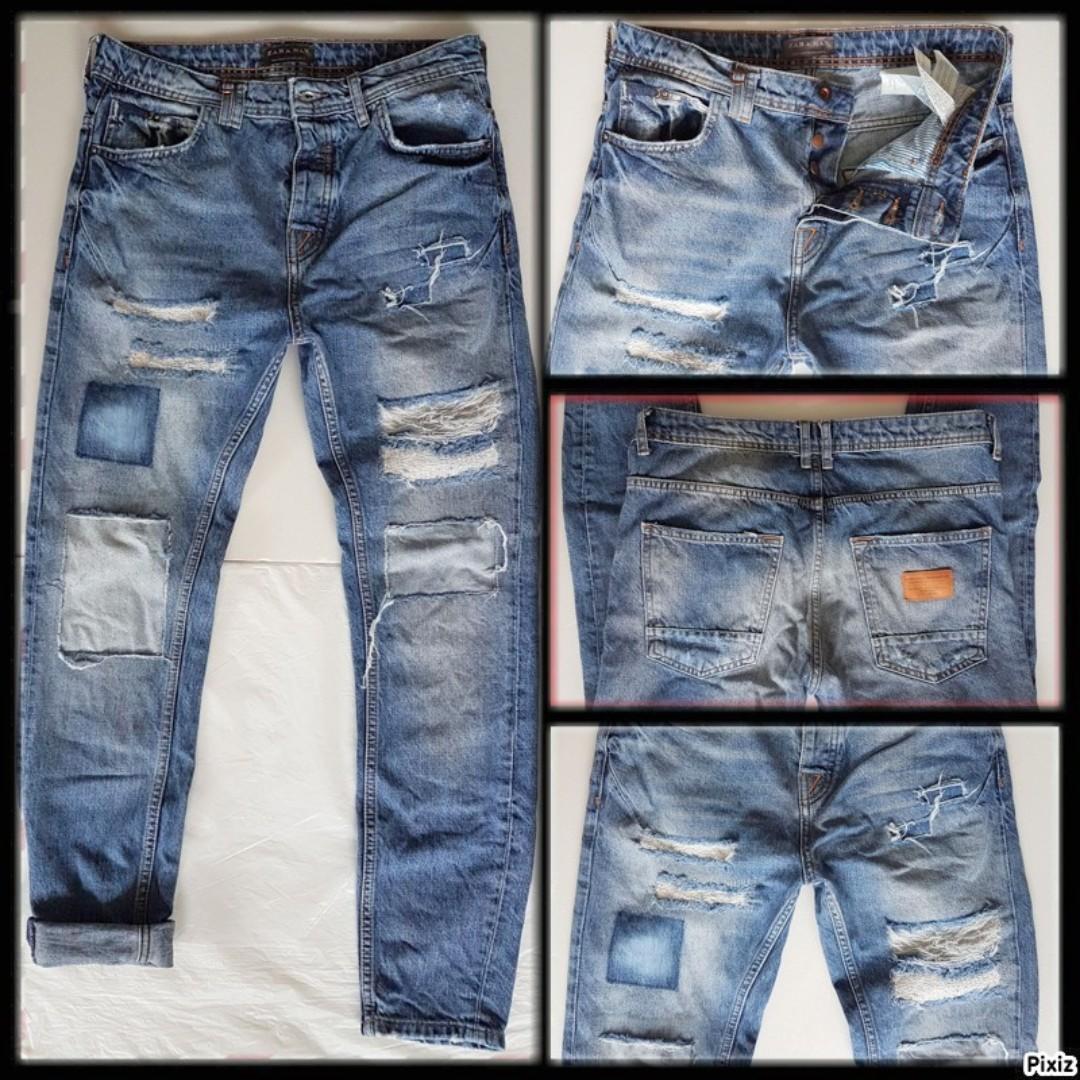 Street Wear Men Designer Fashion Zara Designer Couture Denim