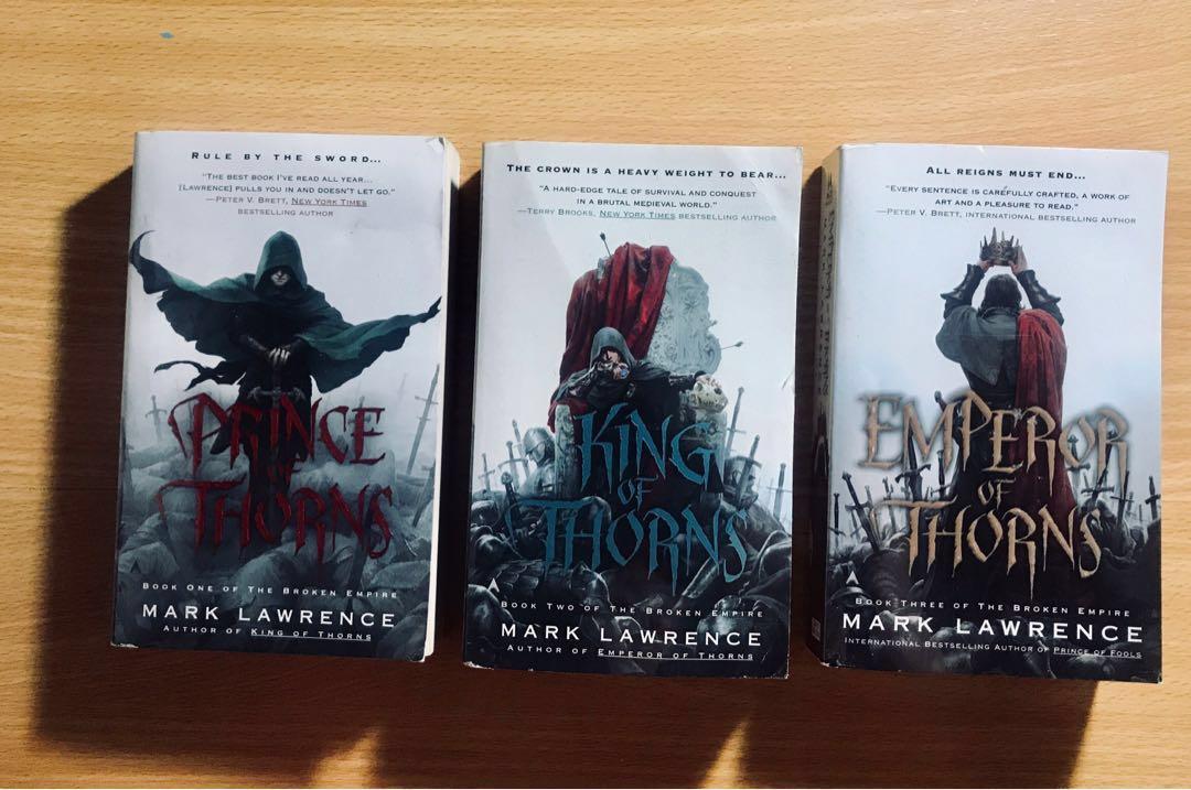 Mark Lawrence Favorite Books Mark Lawrence The Broken Empire Series Books 1 And 2 Prince Of