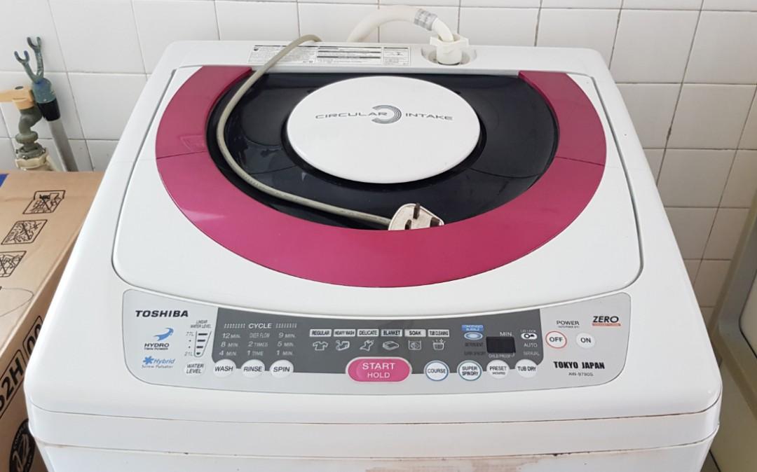 Toshiba Washing Machine Model Aw 9790s Home Appliances Cleaning Laundry On Carousell