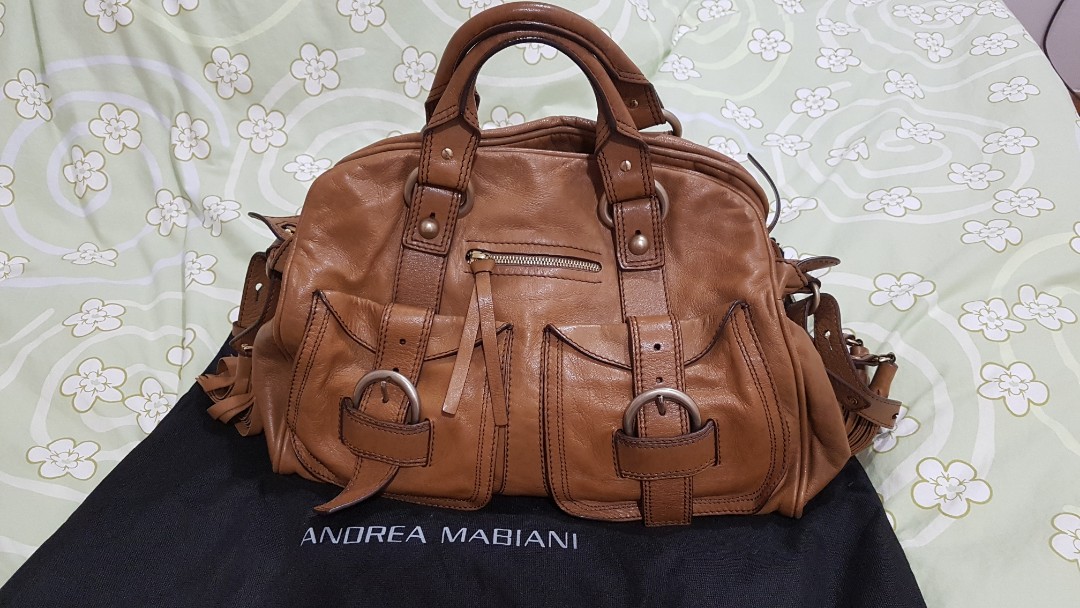 Unique Italian Leather Bag Andrea Mabiani Women S Fashion Bags Wallets Handbags On Carousell
