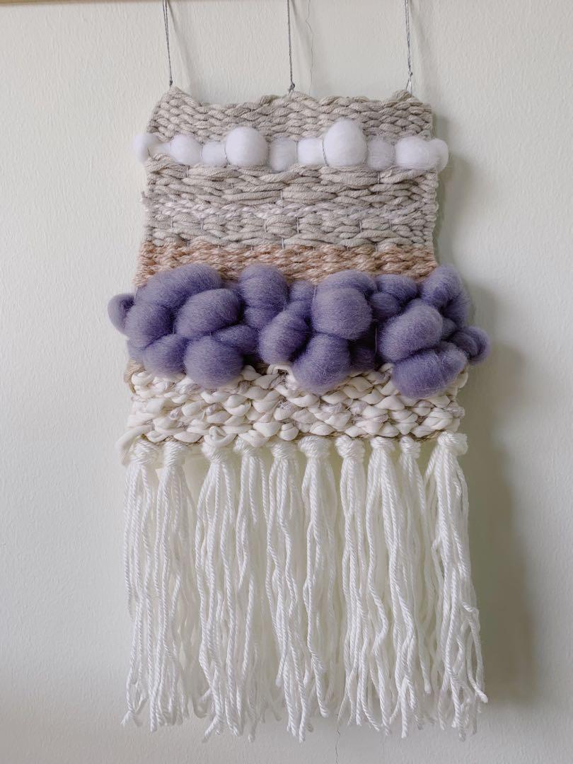 Wall Weave Yarn Tapestry Design Craft Handmade Craft On Carousell