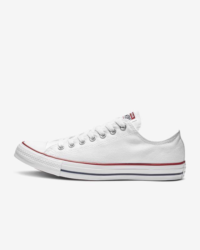 white converse low size 5