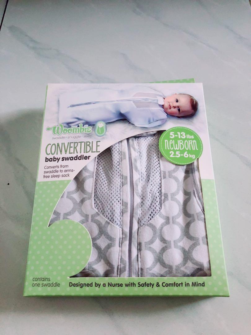 woombie convertible swaddle