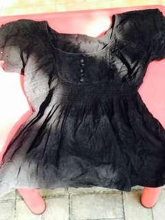 Baju atasan hitam