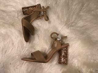 Mimco - Rose Gold Block Heels