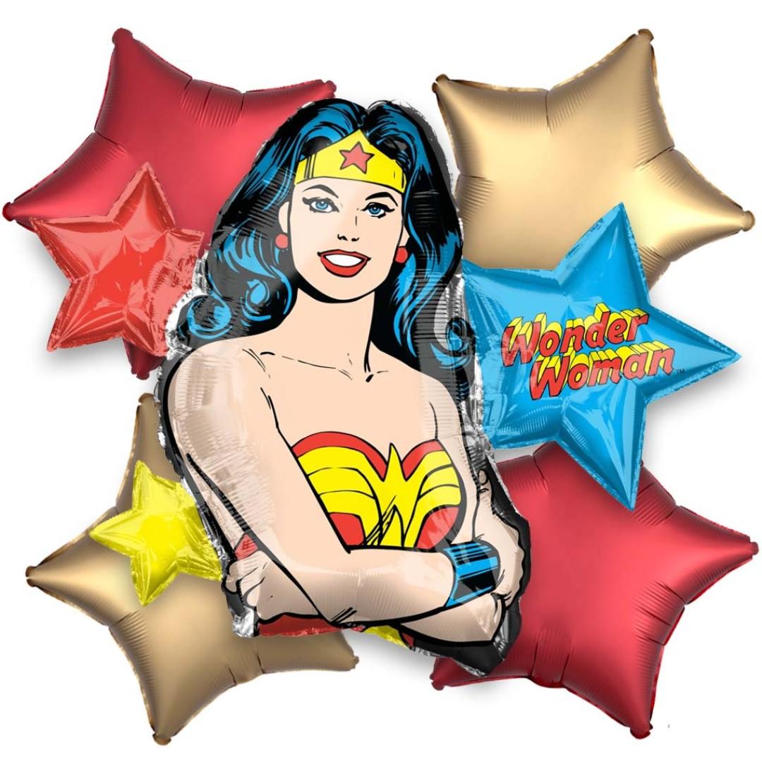 20 Off Wonder Woman Superheroes Balloon Bouquet Justice League