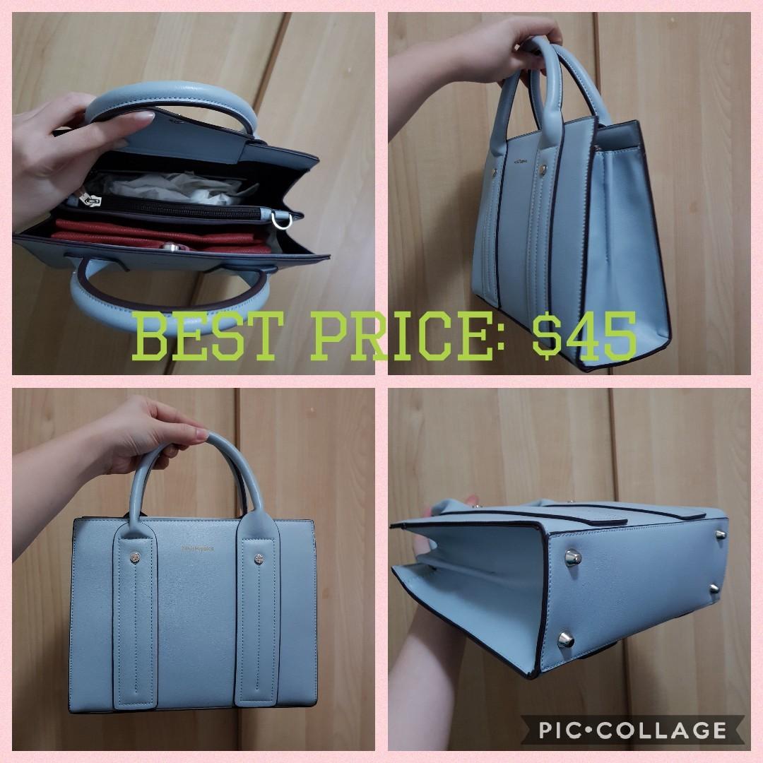 45 Hush Puppies Baby Blue Hand Bag with Sling Women s Fashion Bags Wallets Cross body Bags on Carousell