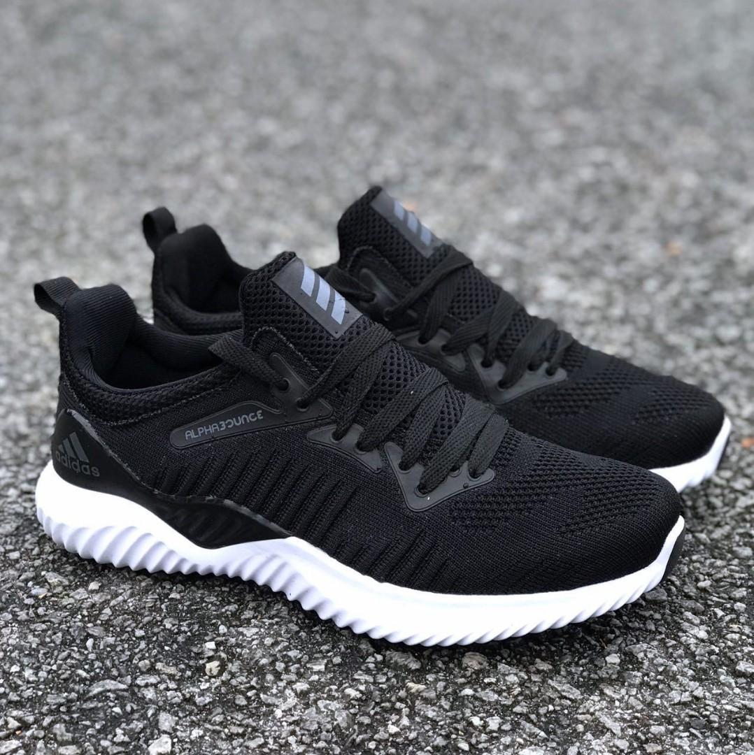 Adidas Alphabounce Beyond Black White, Men's Footwear, Sneakers on Carousell
