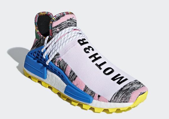 adidas Originals x Pharrell Williams NMD Hu “Solar” MOTH3R L4ND, Men's  Fashion, Footwear, Sneakers on Carousell