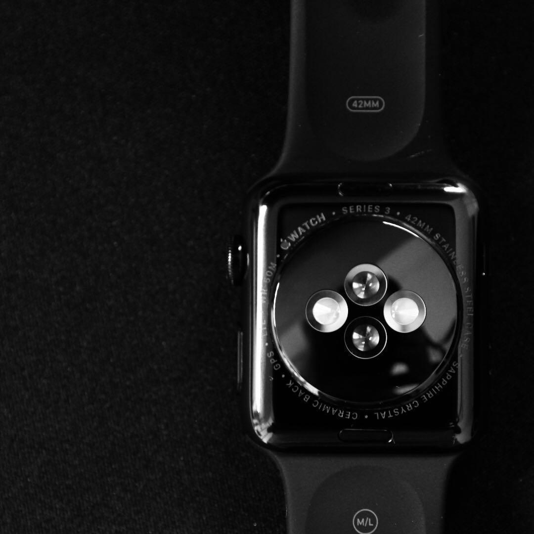Apple Watch Series 3 Stainless Steel 42mm Space Black Mobile Phones Gadgets Wearables Smart Watches on Carousell