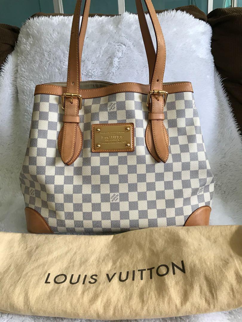 Authentic LV Hampstead (MM size) (Category: Luxury Bags & Wallets) located in Manila. Submitted by lookforless (Listing ID 209660869, Image 1). Description: Authentic Louis Vuitton Hampstead - MM size - in very good condition (Rank AB) - with card and dust bag - 100% original or money back guaranteed.