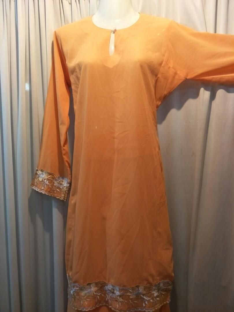 Baju Kurung Lace Pesak Gantung Women S Fashion Clothes Tops On Carousell