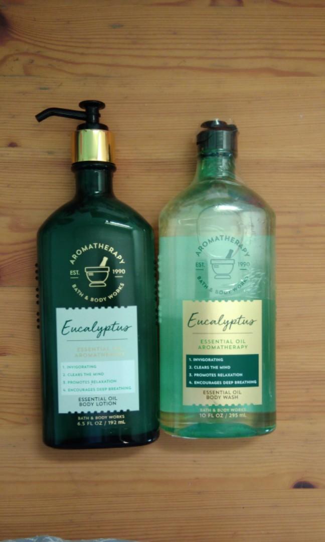 Bath Body Works Eucalyptus Lavender Essential Oil Items