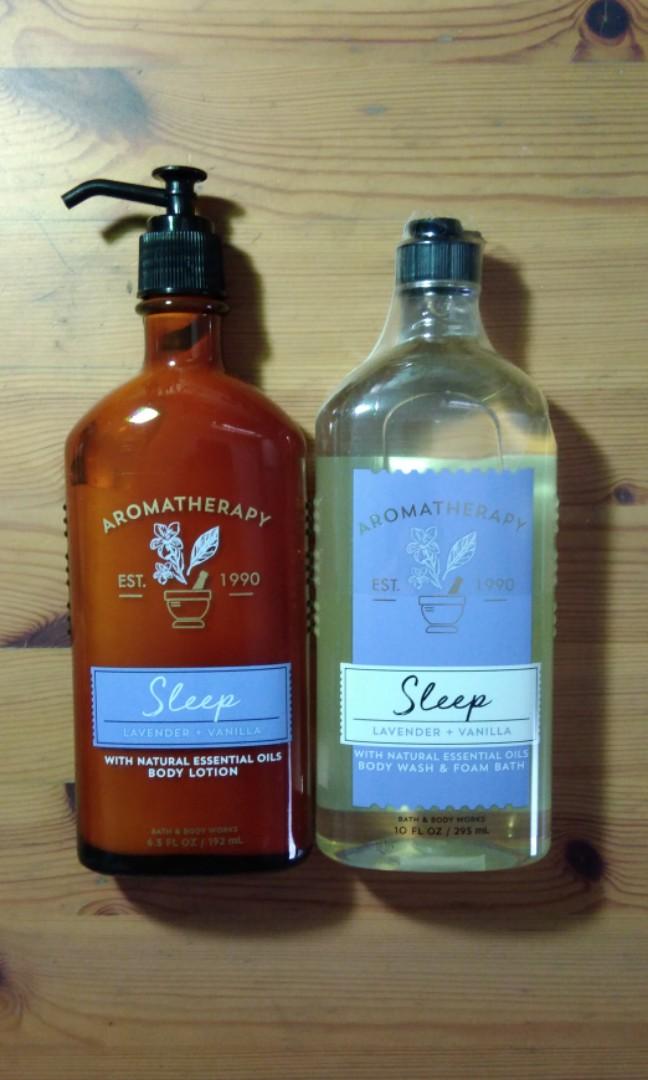 Bath Body Works Sleep Lavender Vanilla Aromatherapy
