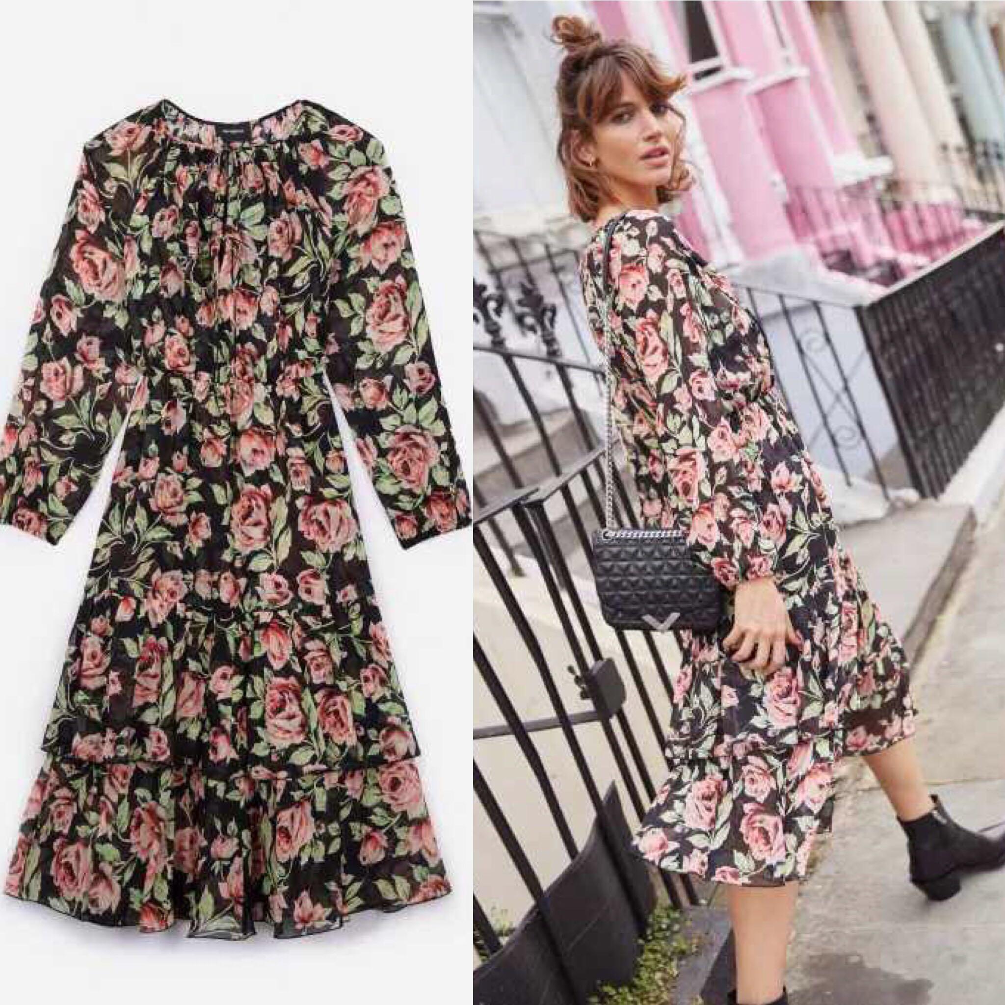 BNWT Authentic The Kooples Romantic Rose Dress