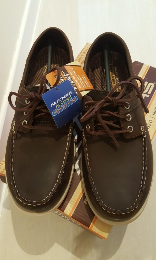 skechers boat shoes memory foam