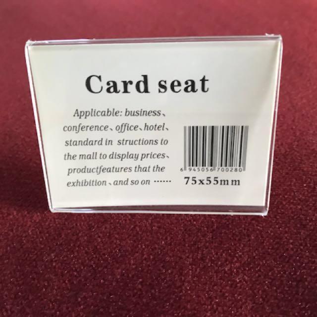 Buffet Table Label Holder card seat, Everything Else on Carousell