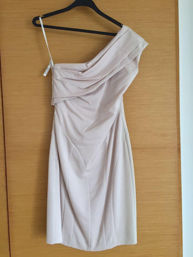 calvin klein pale pink dress