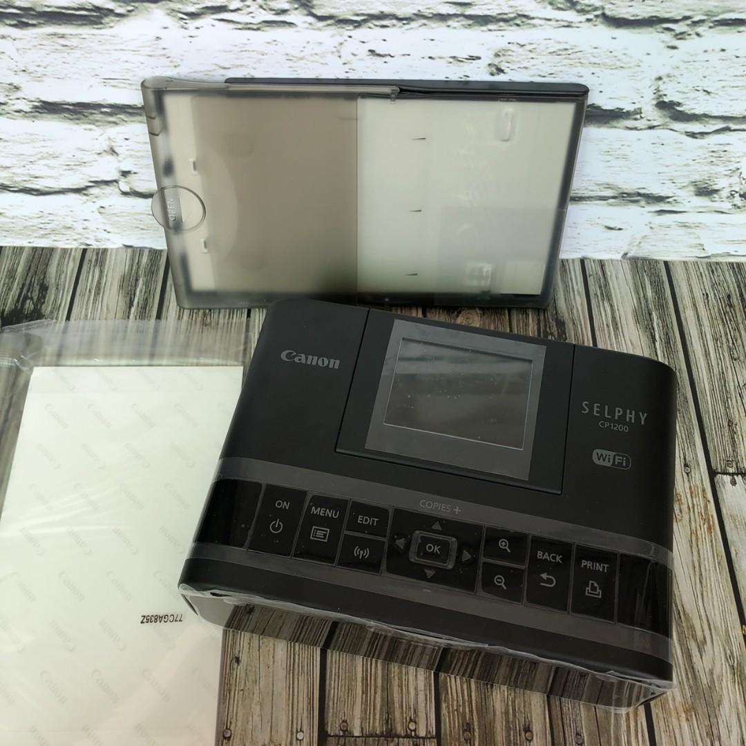 canon selphy cp1200 compact photo printer