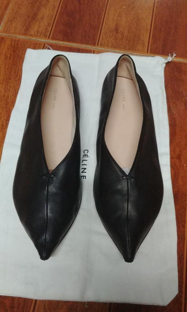 celine pointed toe flats