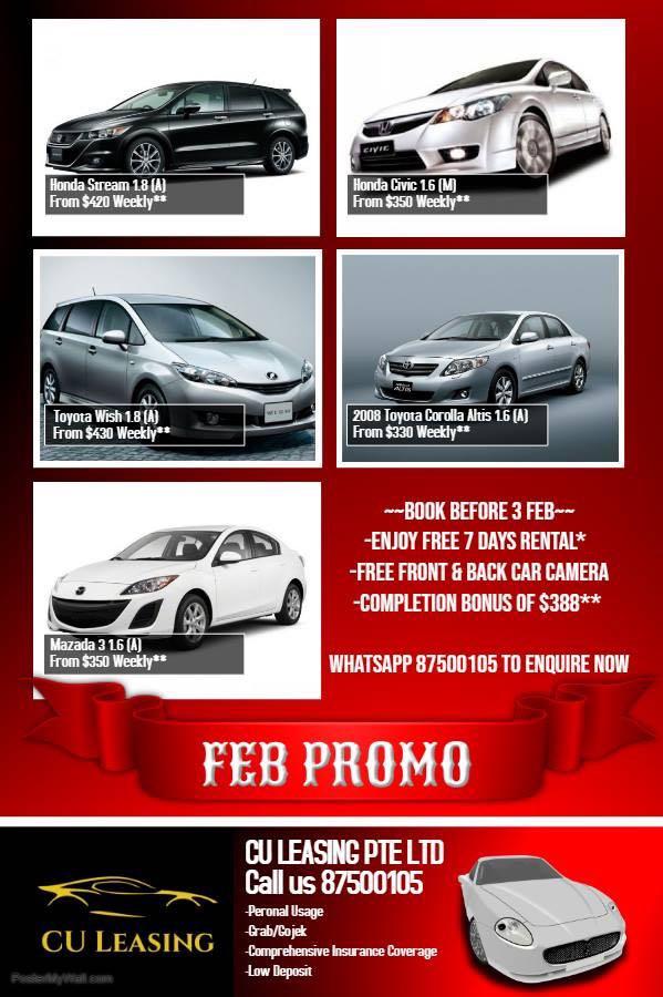 Cheap Car Rental Feb Promo Various Makes Models Everything