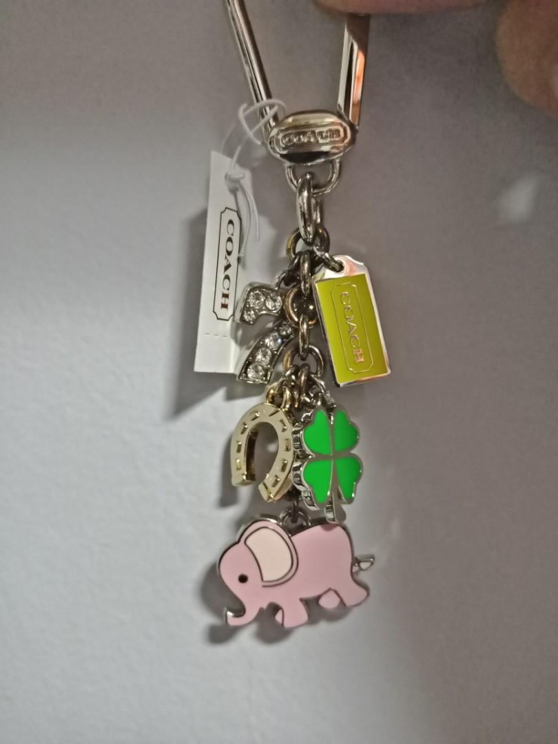 Coach elephant keychain 2025