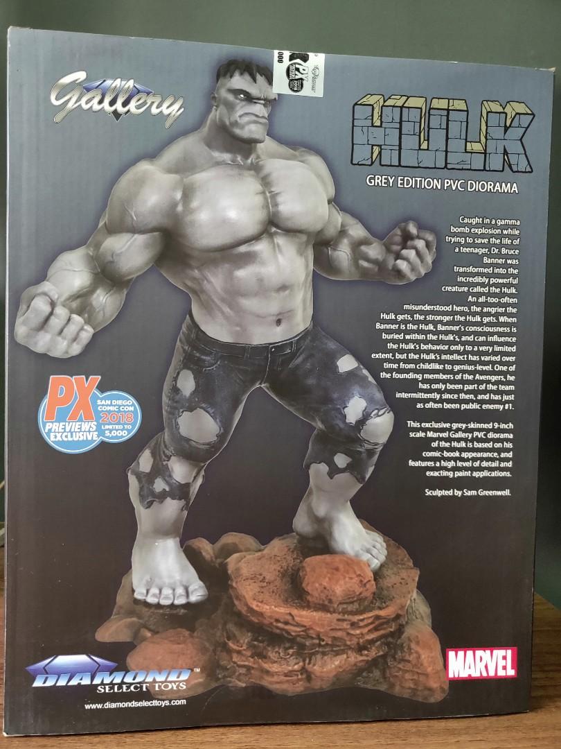 hulk grey edition pvc diorama