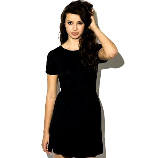 dorothy perkins black skater dress
