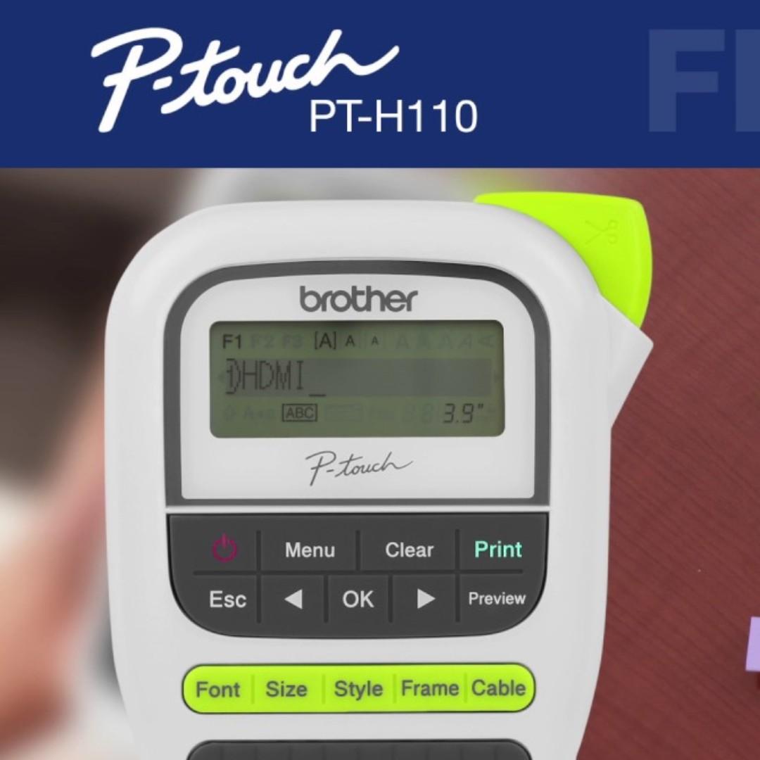How to make font bigger on brother label maker