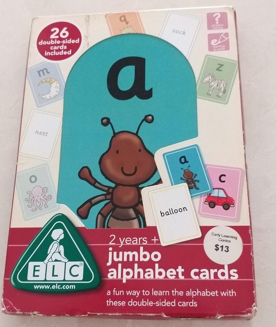 Elc Alphabet Flashcards Books Stationery Children S Books On
