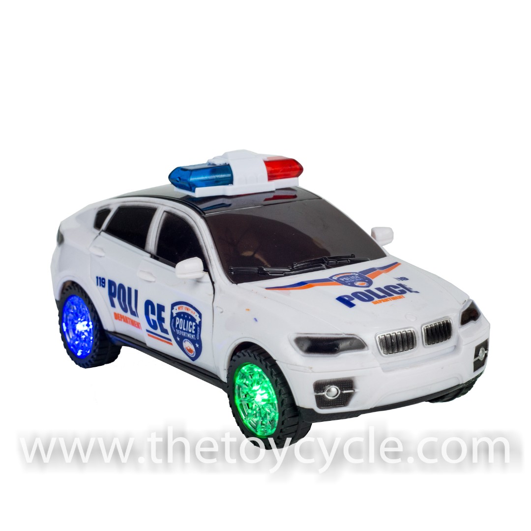 Police car toy with flashing lights sales
