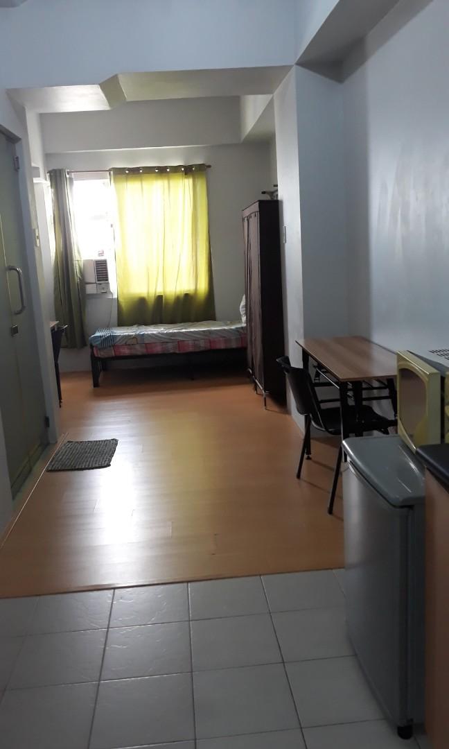 For rent: One Archer's Place East Tower (Category: Community) located in Taguig. Submitted by calmwolf_1de8e2 (Listing ID 212716713, Image 1). Description: For rent studio unit. Bare unit price but it is furnished. with water heater, bidet, AC, 2 tables, 1 single bed with pullout, mini ref, food storage, clothes cabinet. Assoc dues included. available starting July 2021.