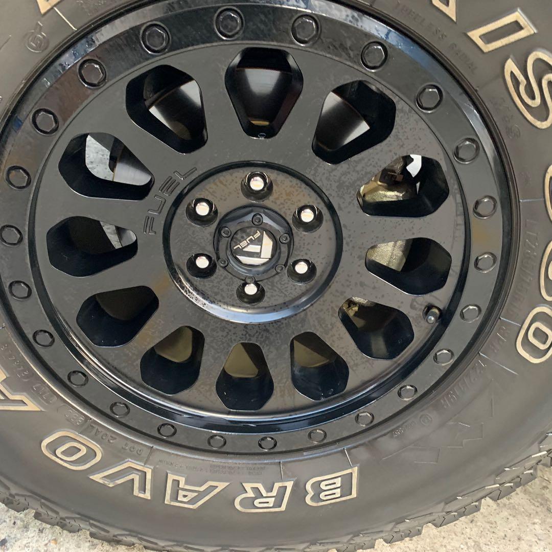 Fuel sports rims truck Nissan Navara np300, Car Accessories, Tyres