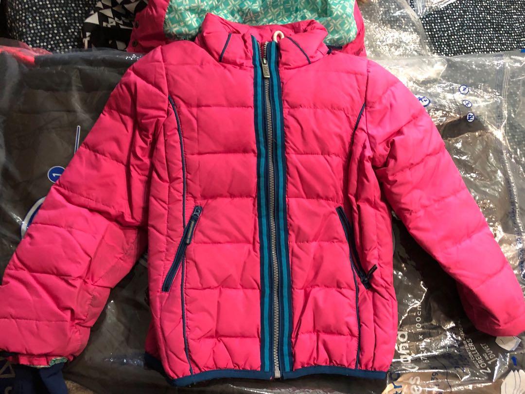 Hatley Pink Winter Jacket for 5 8 yrs old girl Babies Kids