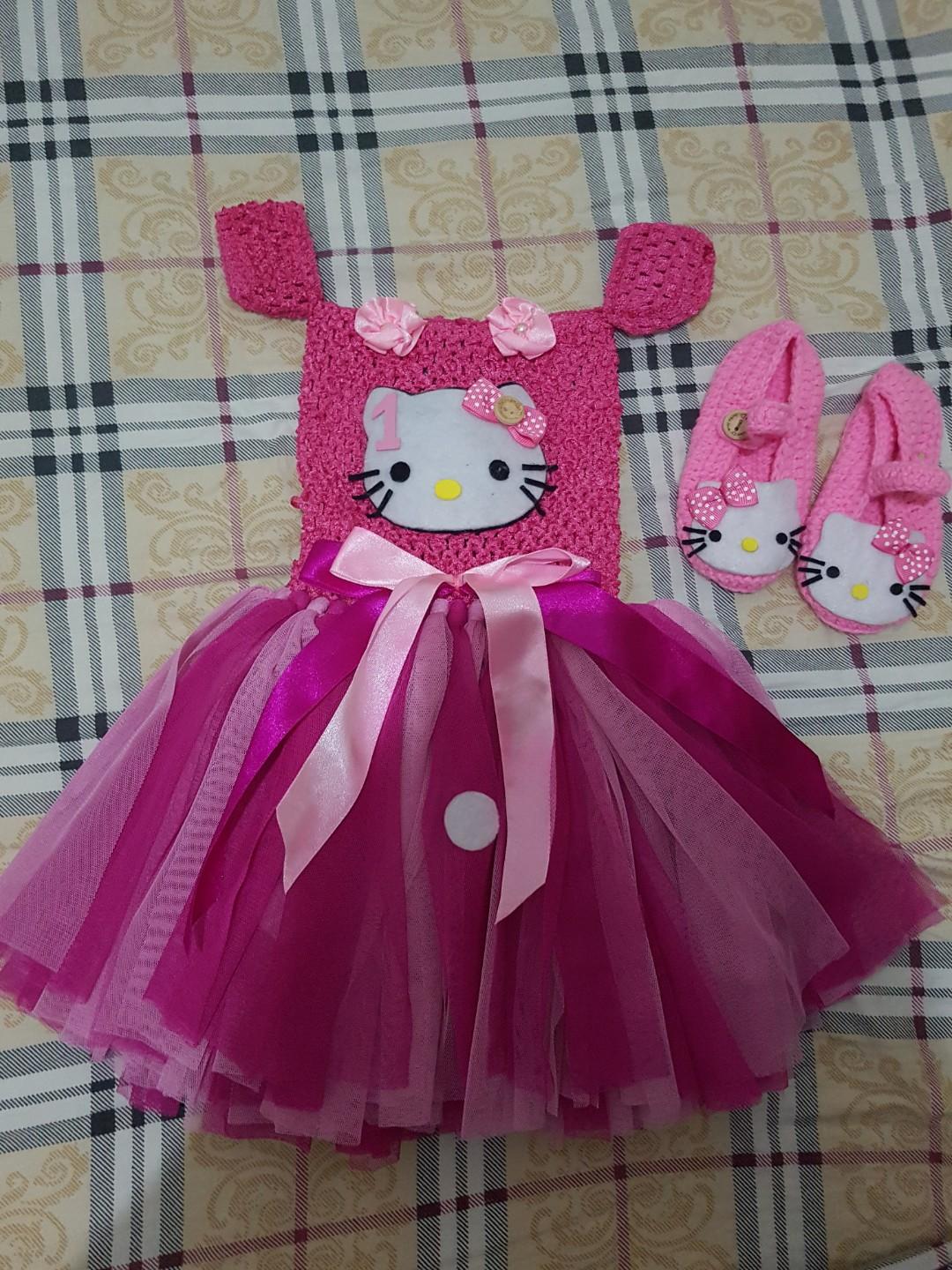 hello kitty tutu dress 1st birthday
