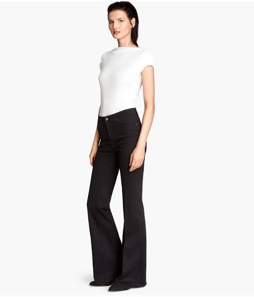 H\u0026M flare pants, Fesyen Wanita, Pakaian 