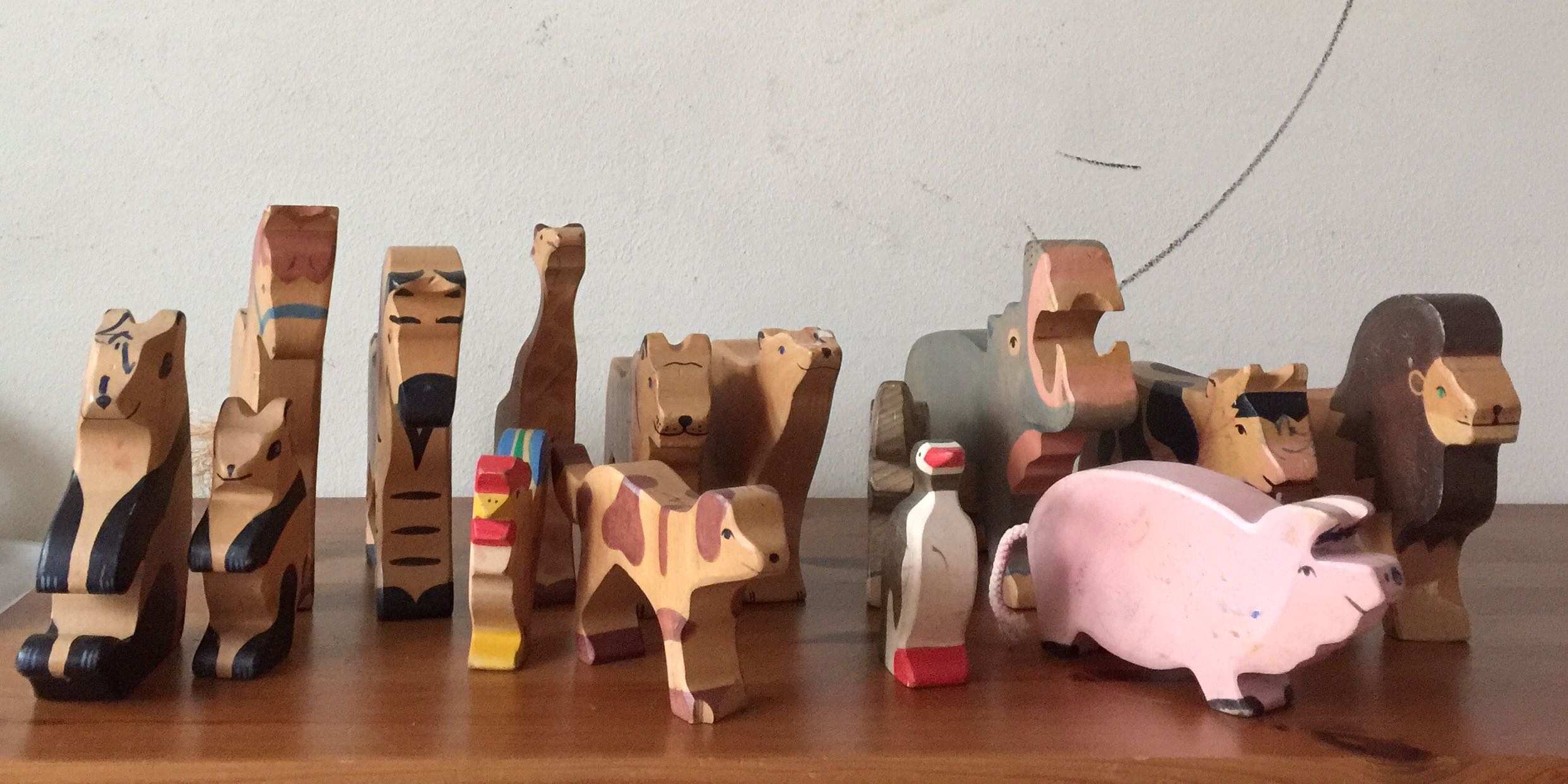 Holztiger Animal Figurines (wooden animals), Hobbies & Toys, Toys & Games  on Carousell