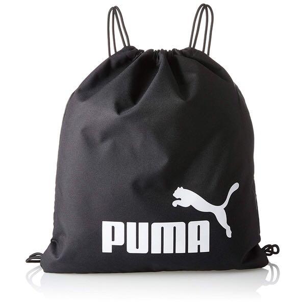 INSTOCK Black Puma Phase Gym Sack/Draw 