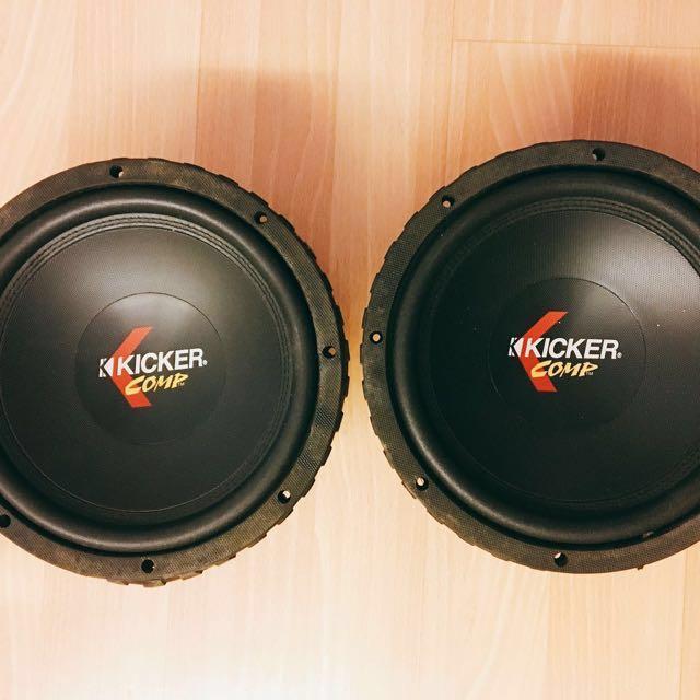KICKER SUBWOOFER / ALPINE AMP / PERFORMA GOLD COATED FUSE BOX / KICKER
