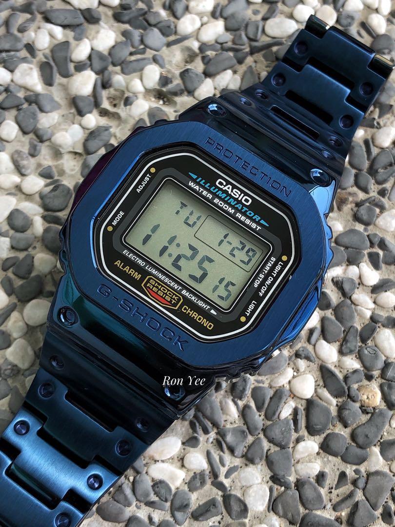 g shock dw blue