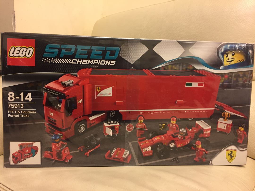 lego scuderia ferrari truck