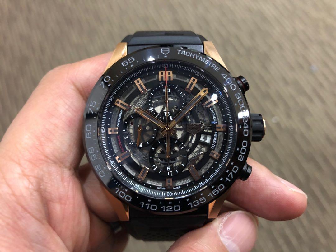 Tag heuer 01 cheap rose gold