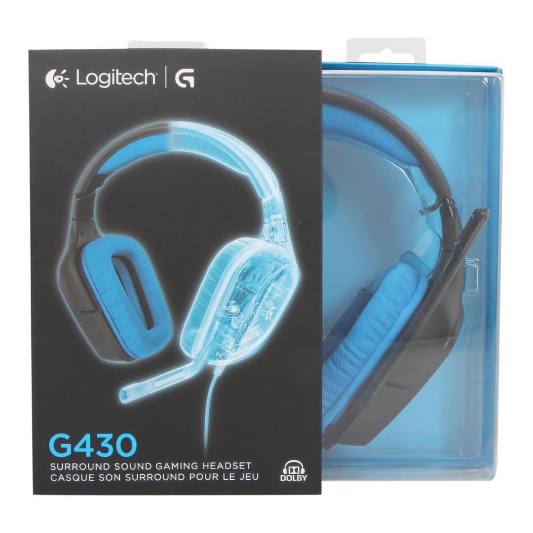 Logitech G430 7.1 DTS Headphone X and Dolby Surround Sound Gaming Headset Audio Headphones Headsets on Carousell