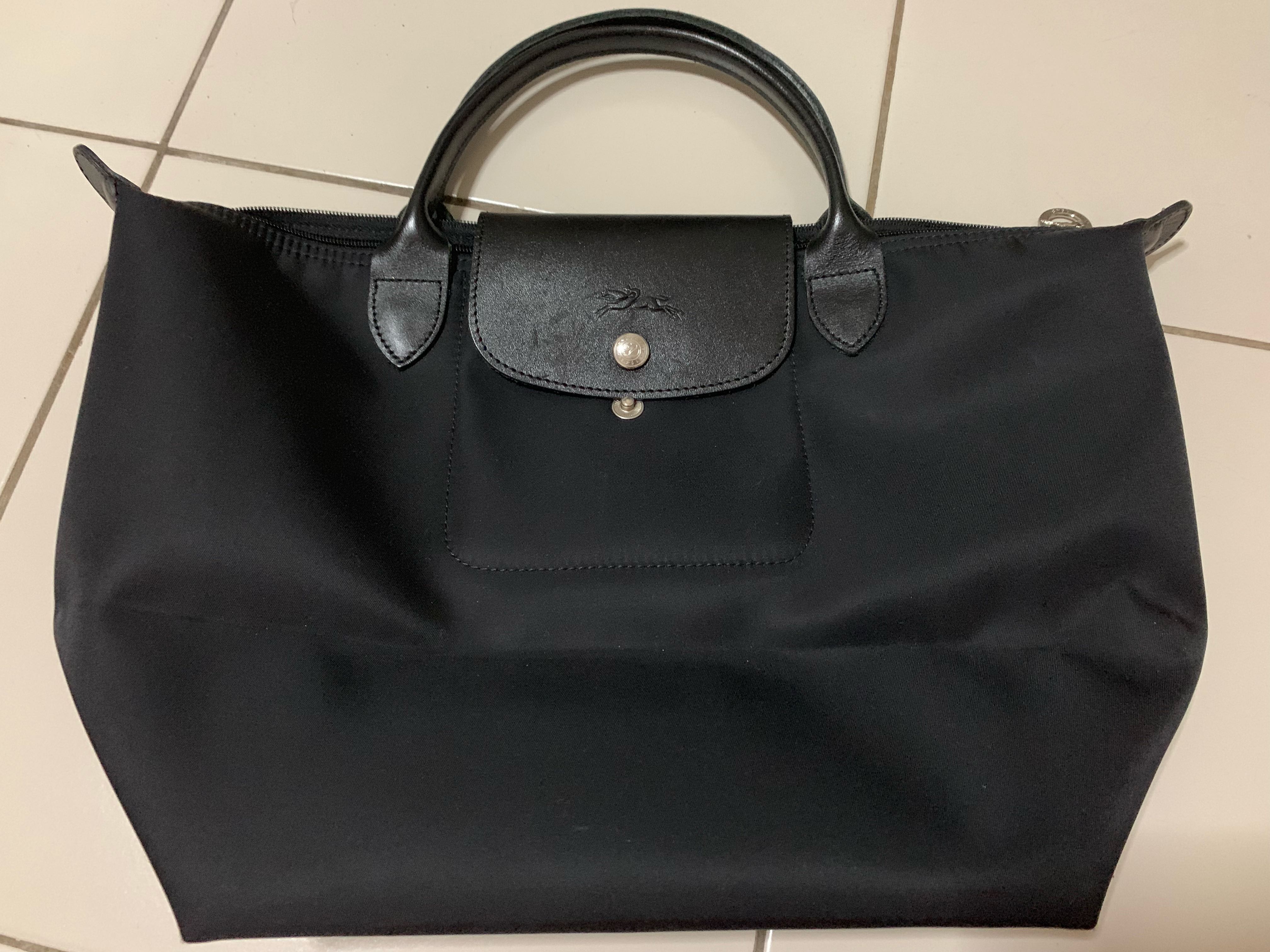 longchamp black tote
