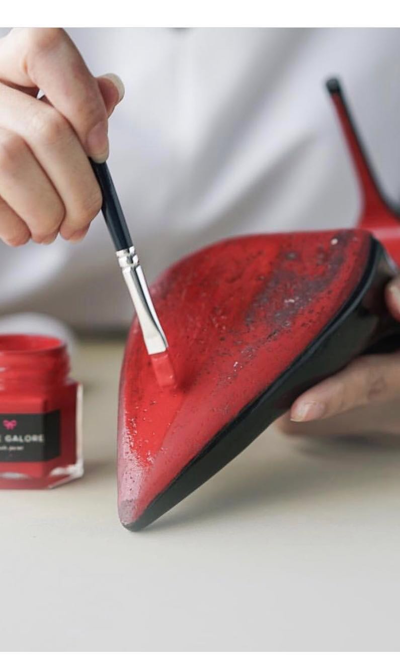 louboutin red paint
