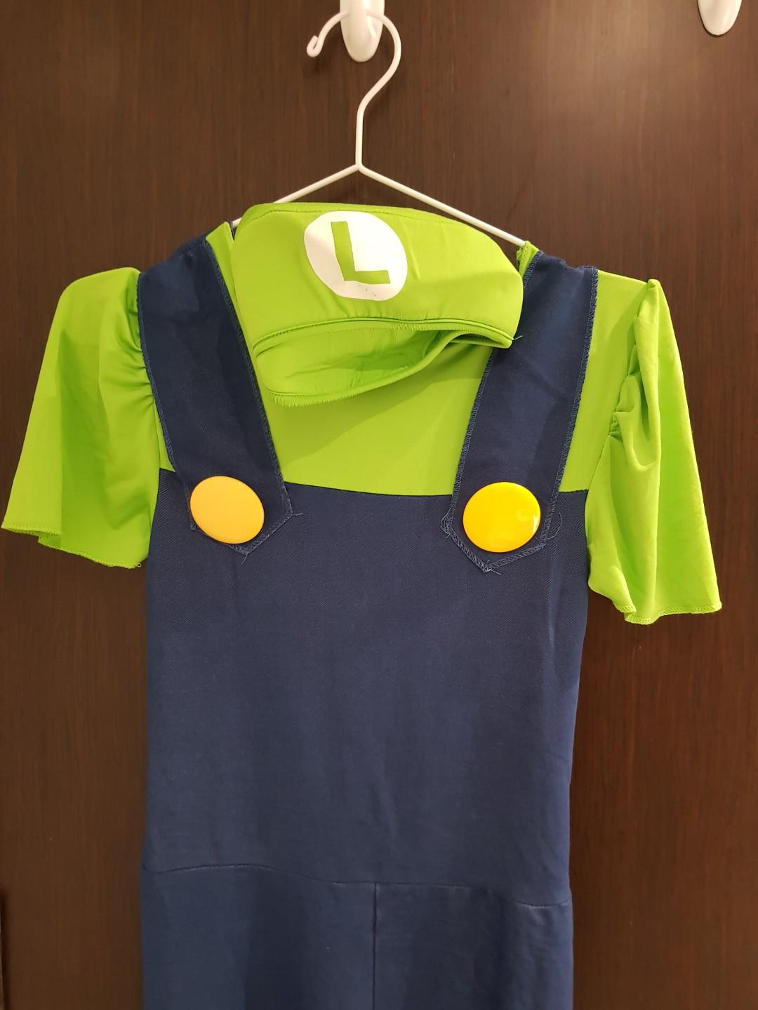 Luigi costume, Babies & Kids, Babies & Kids Fashion on Carousell